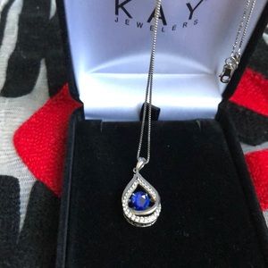 Sapphire necklace
